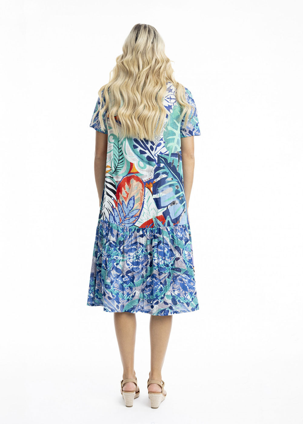 Cayman Midi Patch Dress