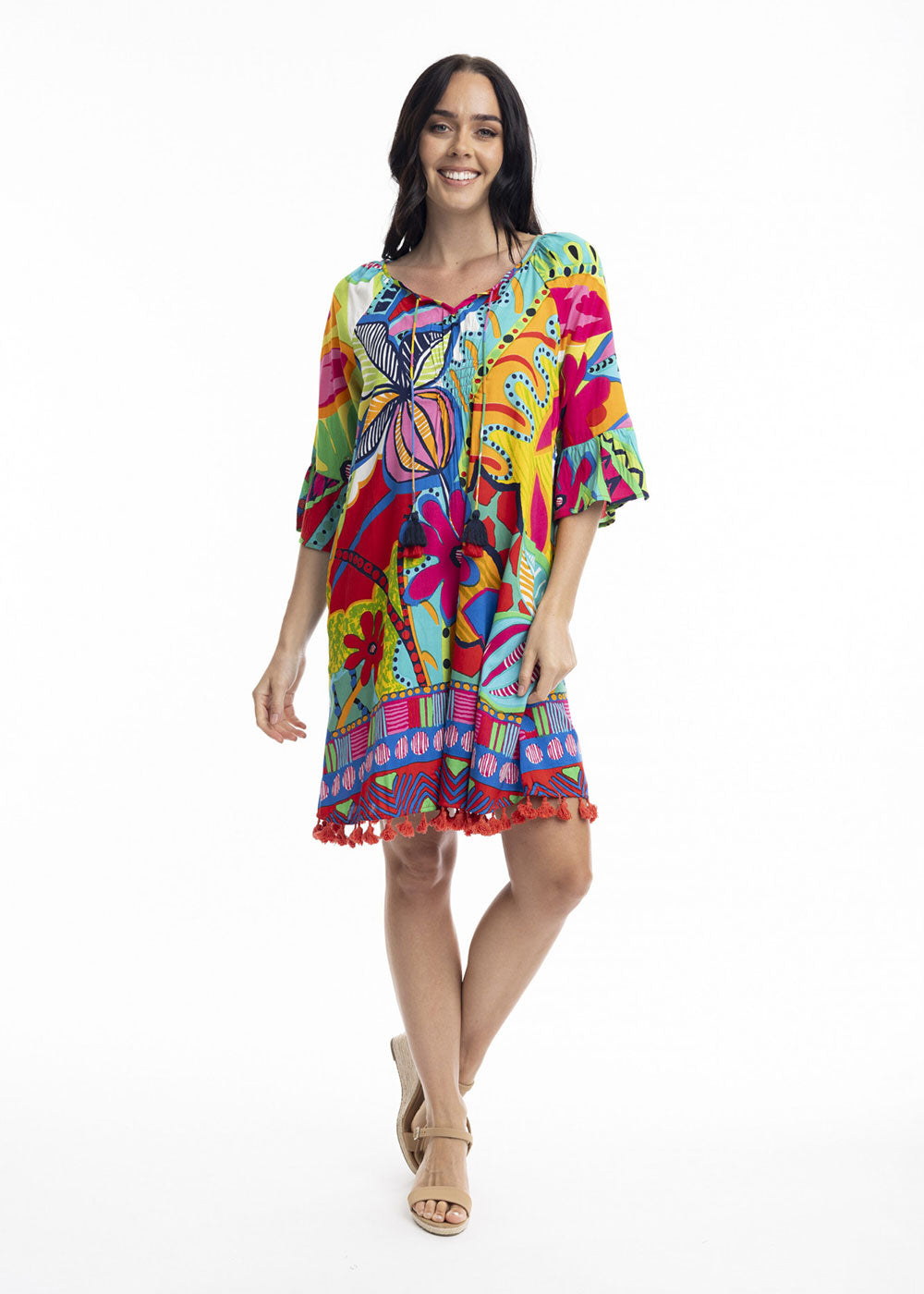 San Miguel Tassel Dress