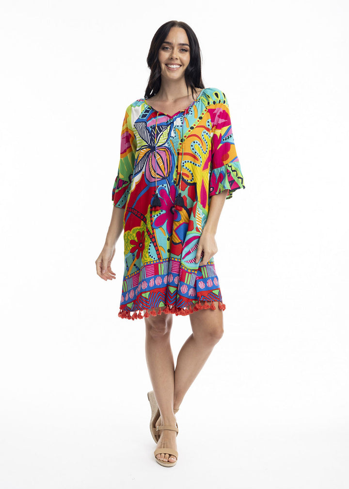 San Miguel Tassel Dress