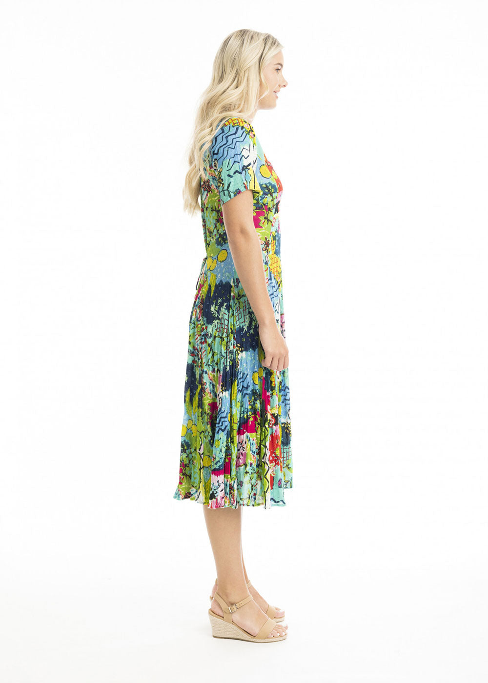 Elafonissi Godet Dress