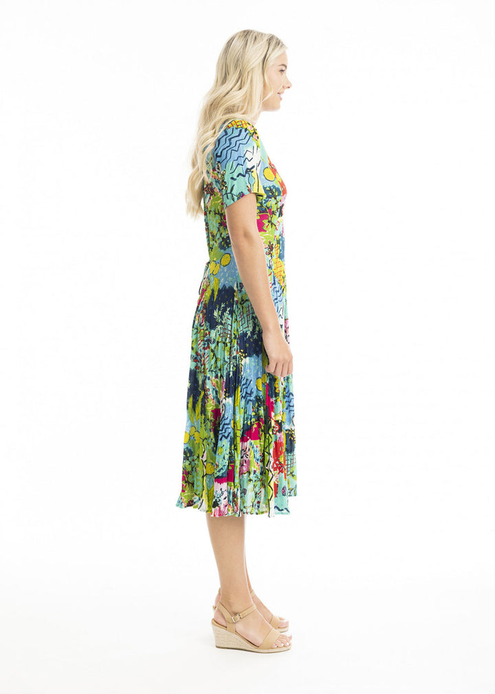 Elafonissi Godet Dress