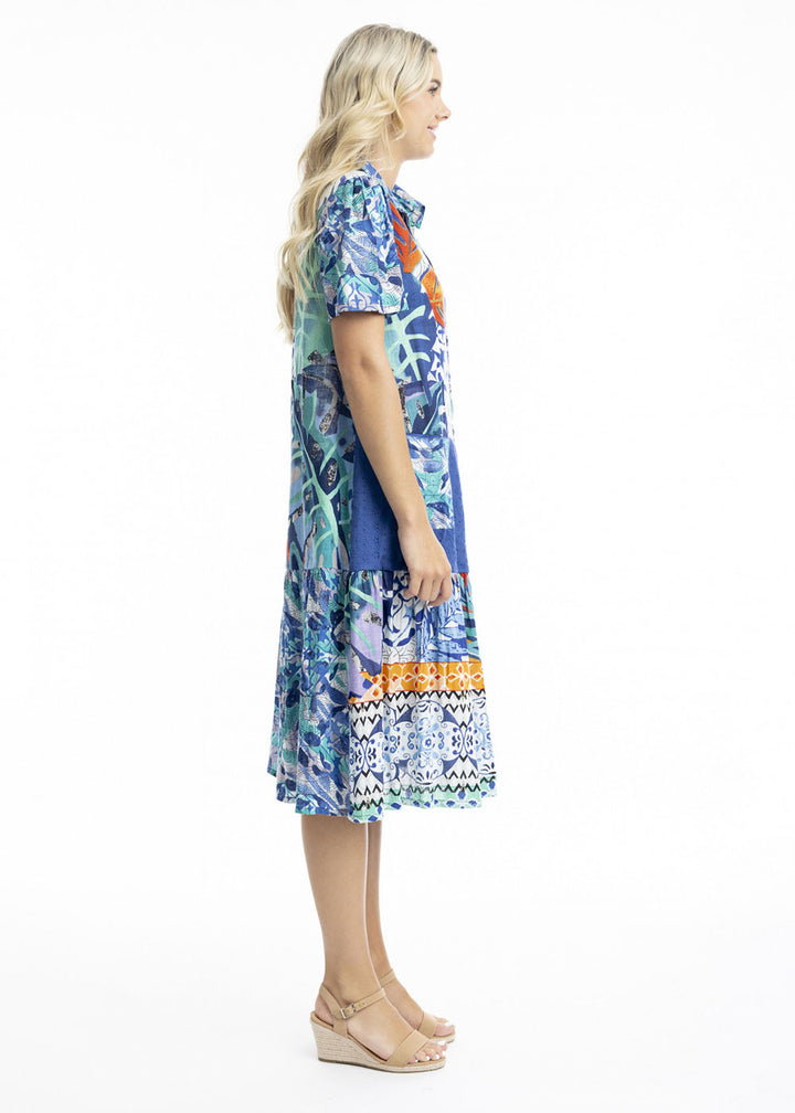 Cayman Midi Patch Dress