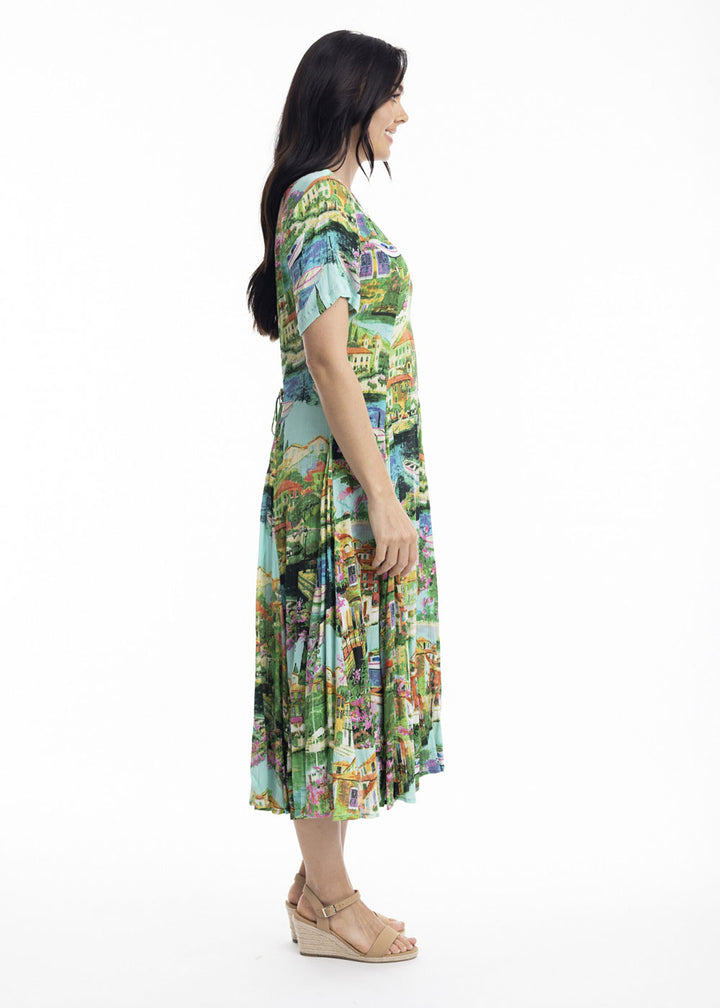 Bellagio Godet Dress