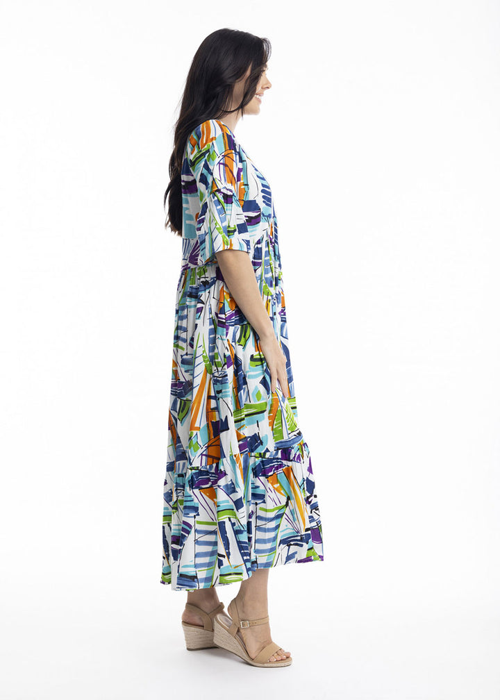 Cannes Maxi Peak Dress