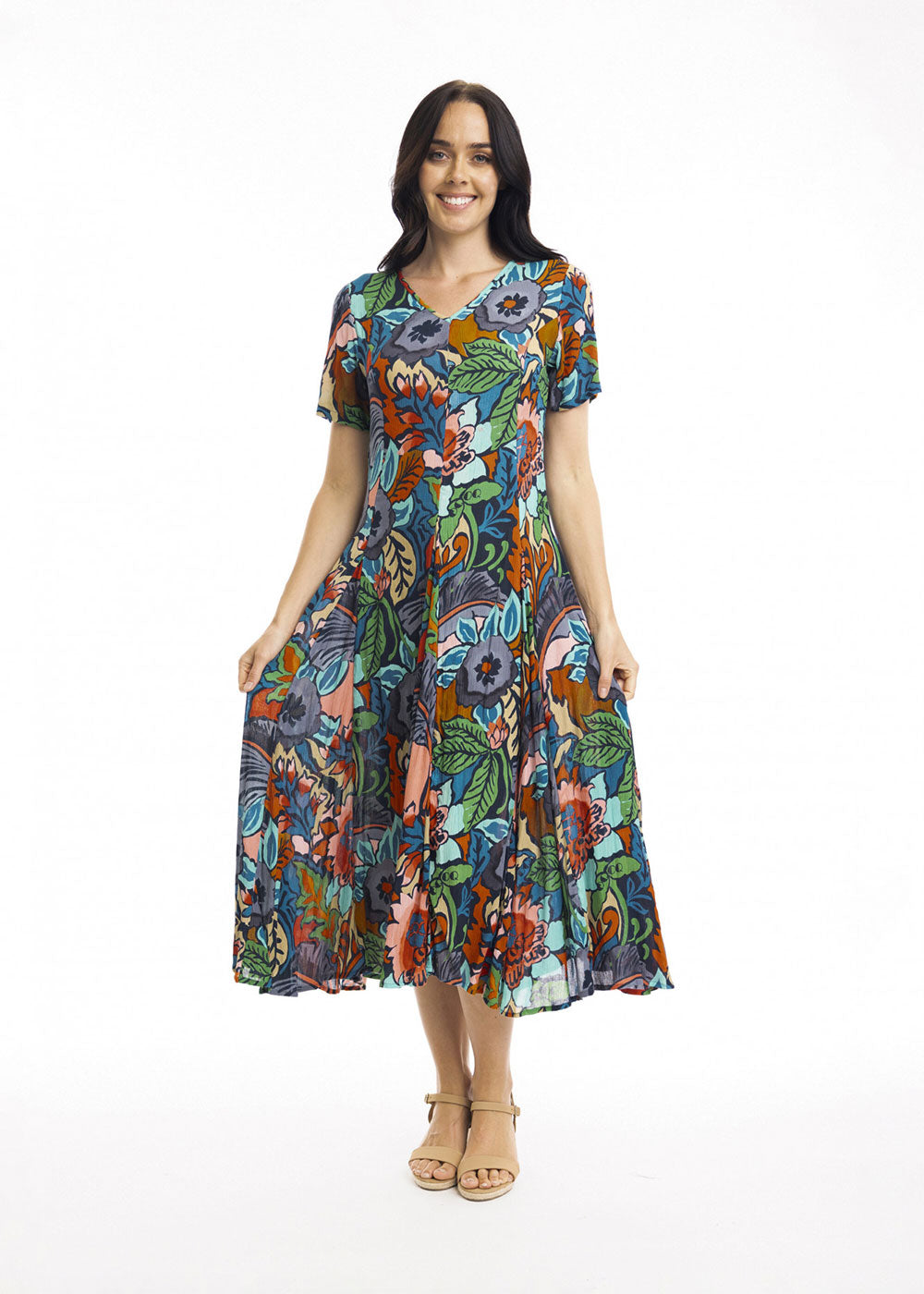 Cape Verde Godet Dress