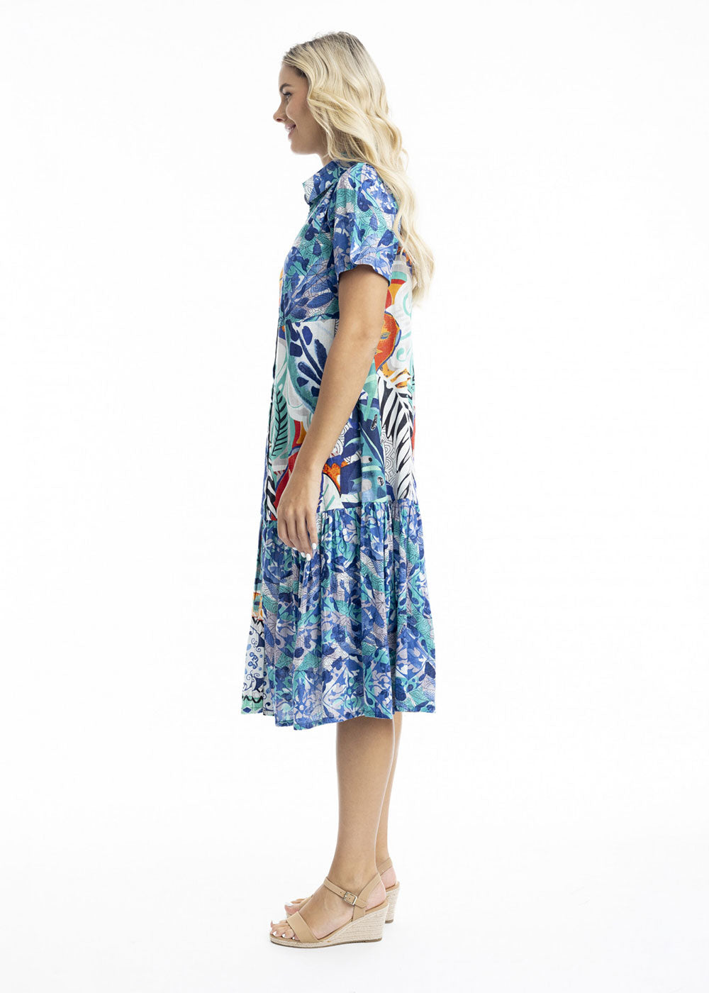 Cayman Midi Patch Dress
