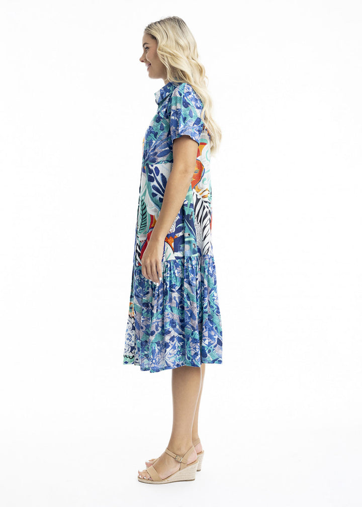 Cayman Midi Patch Dress