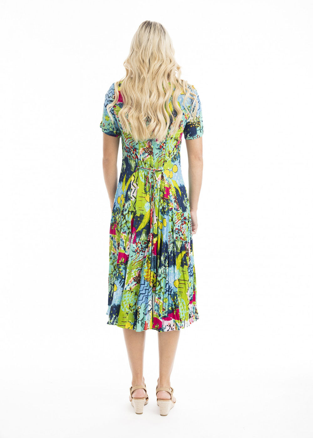 Elafonissi Godet Dress