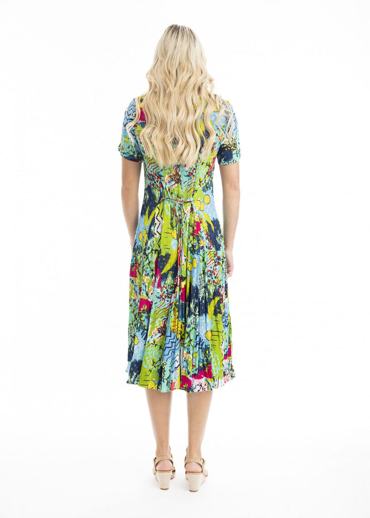 Elafonissi Godet Dress