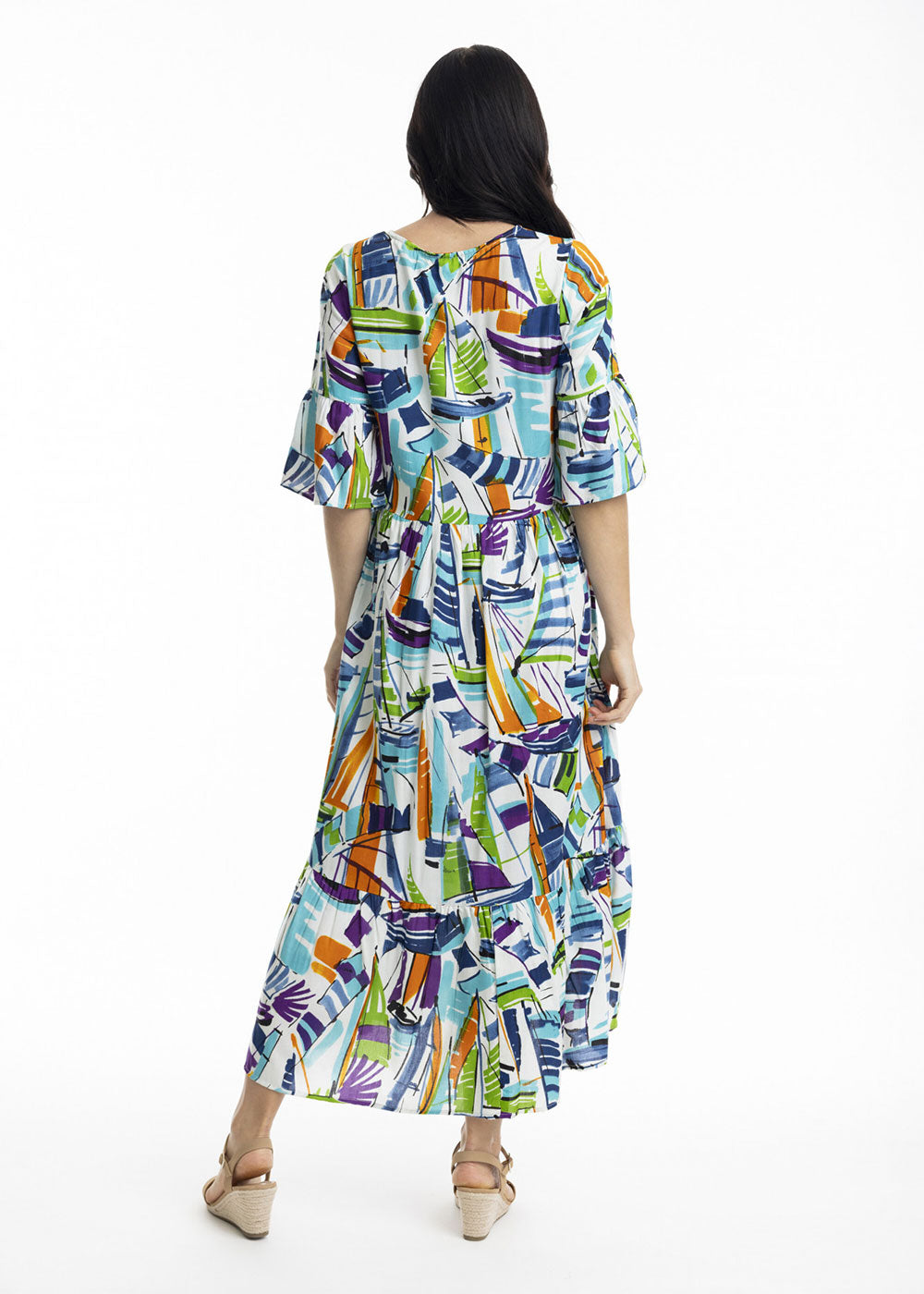 Cannes Maxi Peak Dress