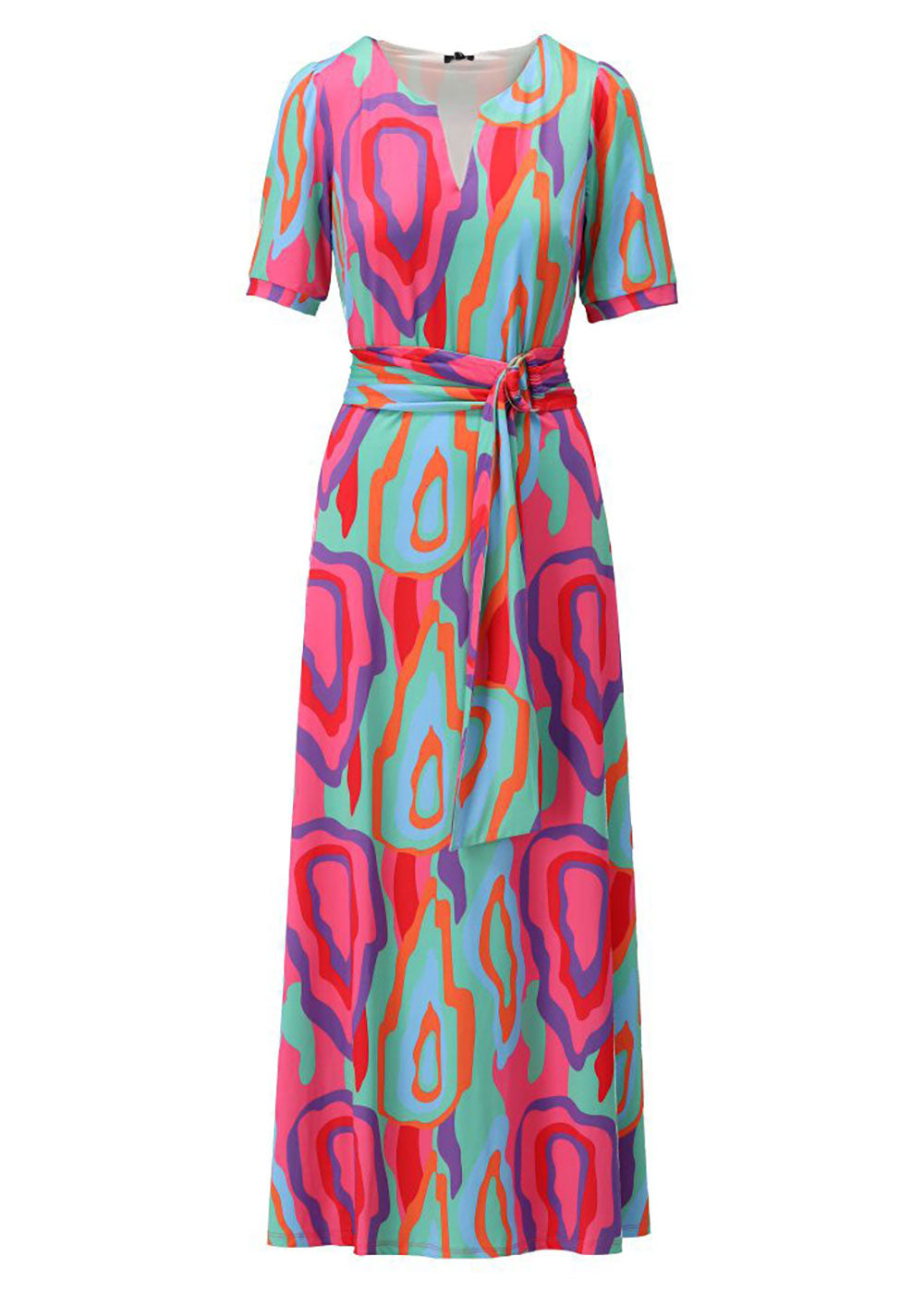 Abstract Maxi Dress