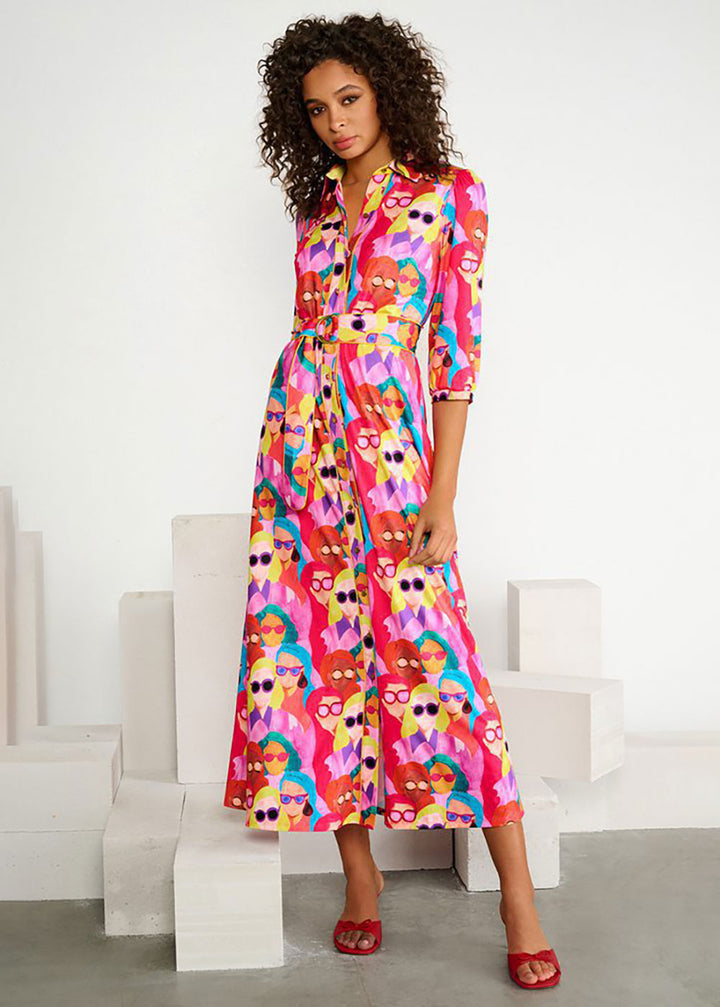 Faces Maxi Dress