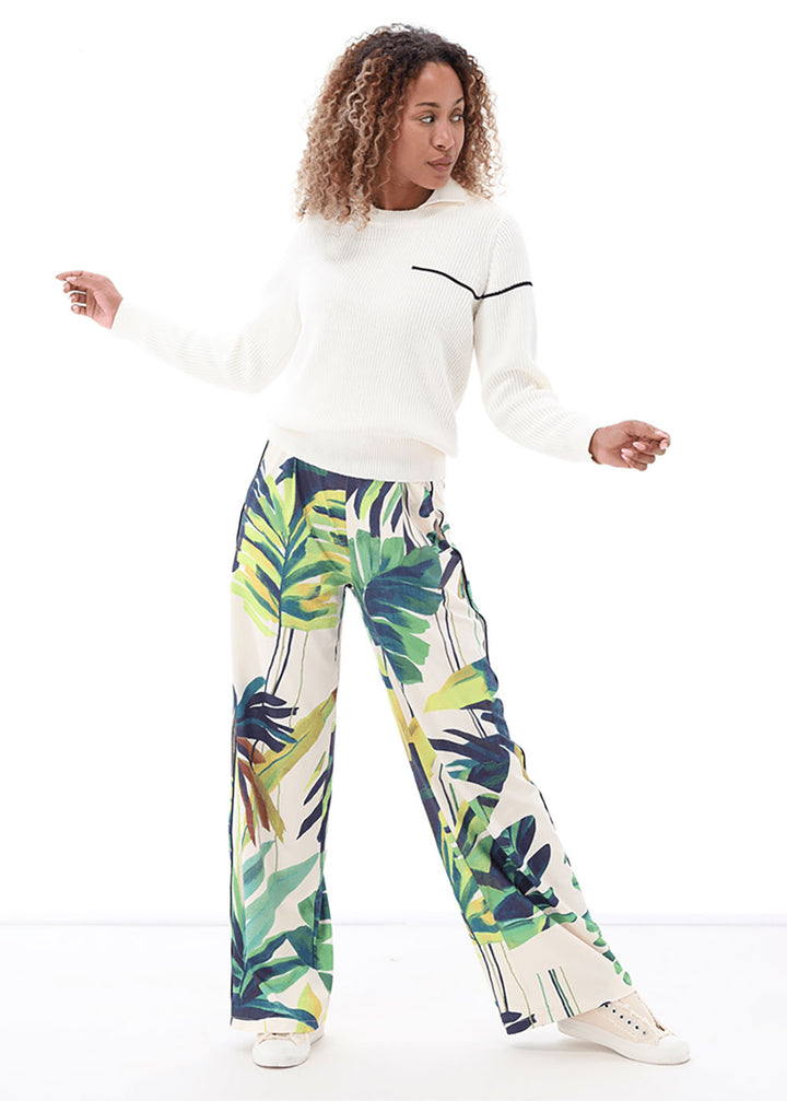 Leaf Design Pants