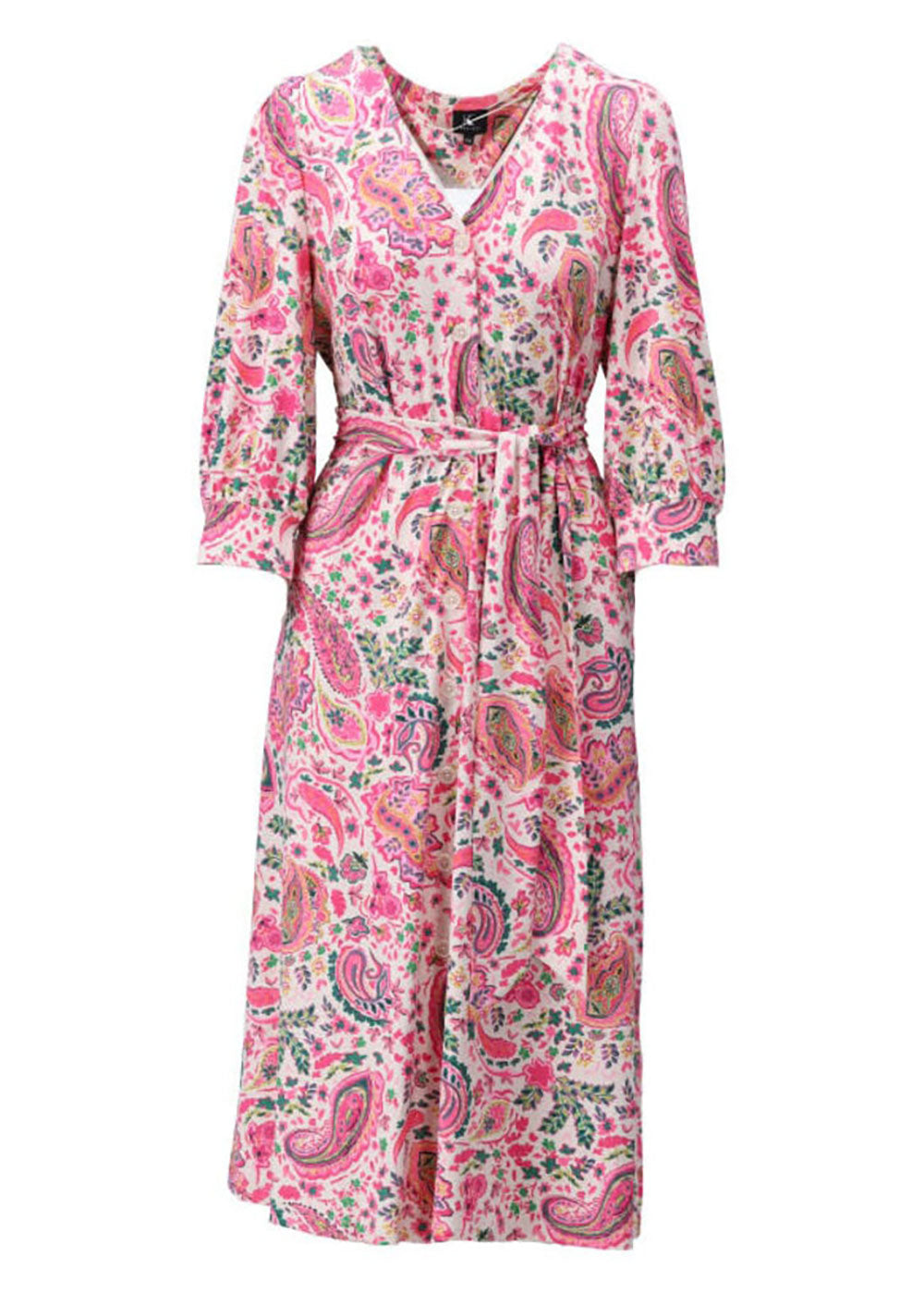 Paisley print jurk deals