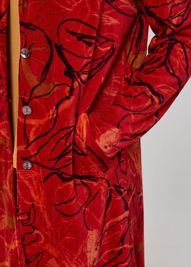 Adini Velvet Valerie Coat - Justina Clothing