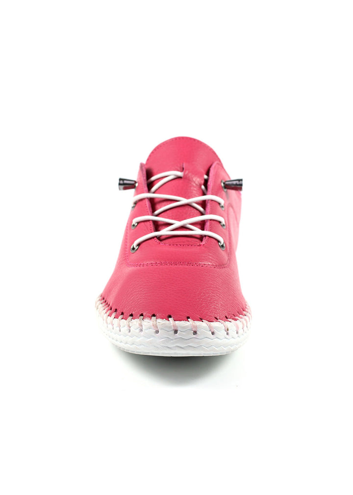 Lunar St Ives Plimsoll - Raspberry