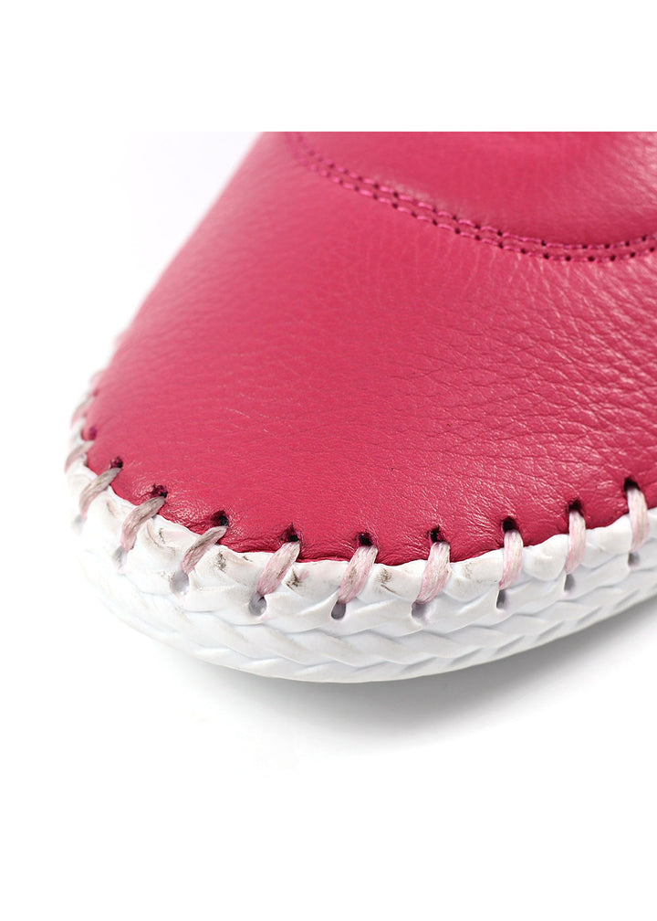 Lunar St Ives Plimsoll - Raspberry