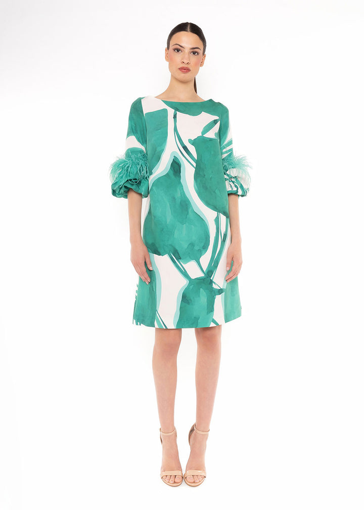 Jade Feather Dress