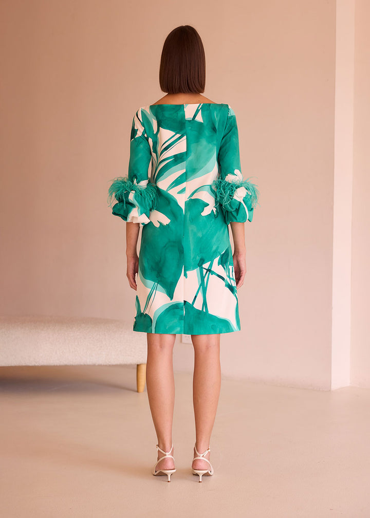 Jade Feather Dress
