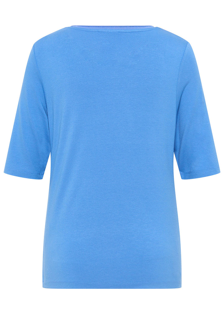 Blue Round Neck T-Shirt