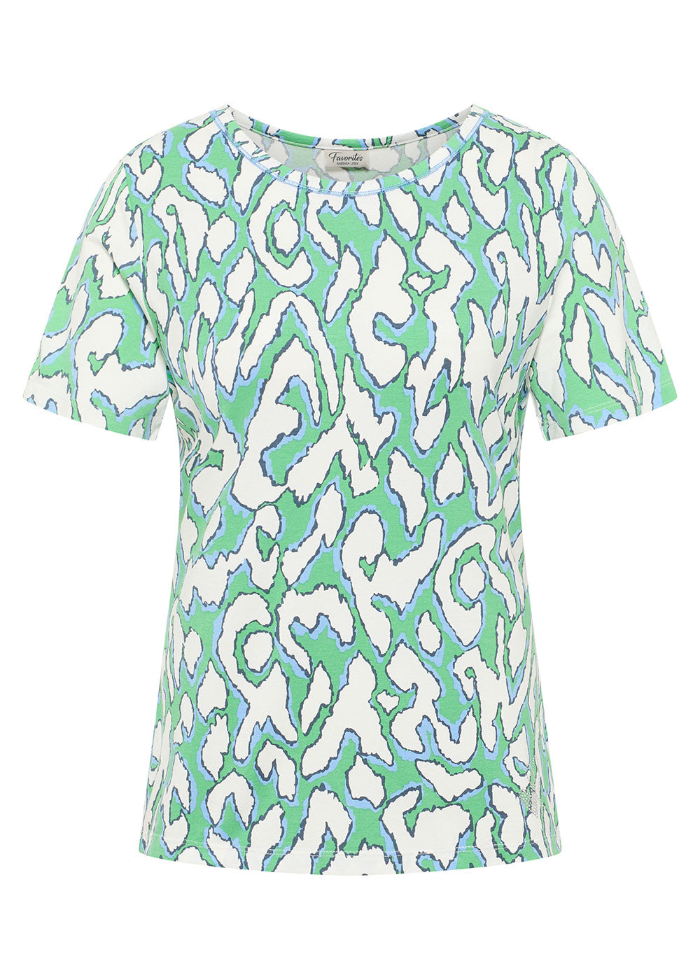 Green Patterned T-Shirt