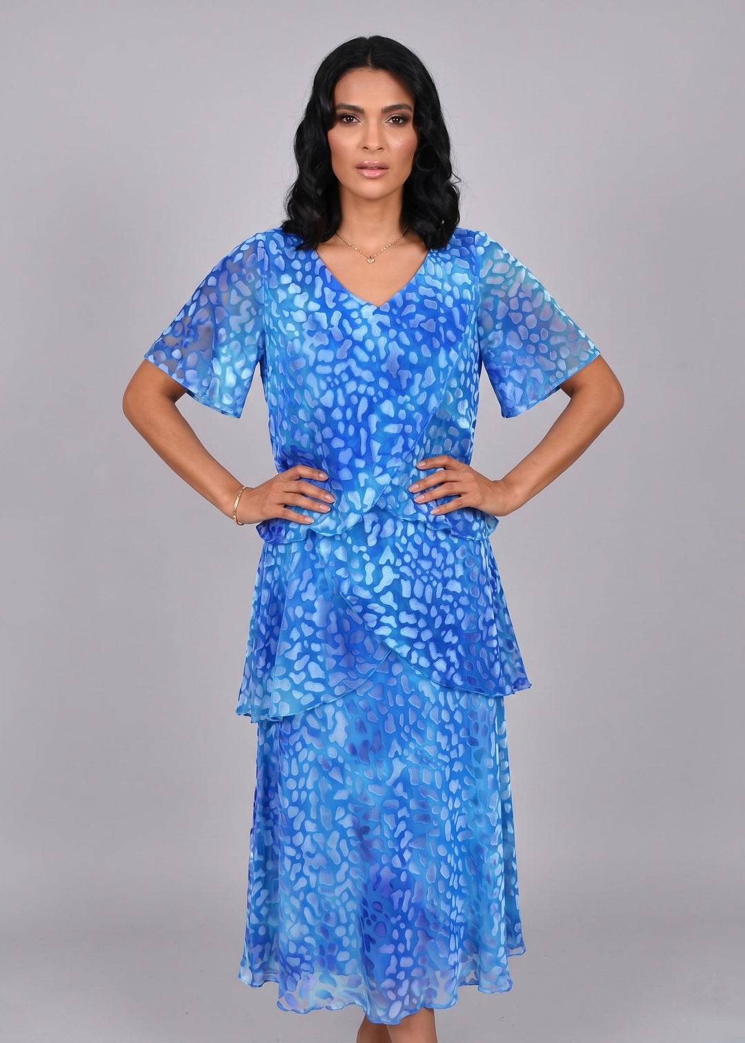 Layered Spot Dress
