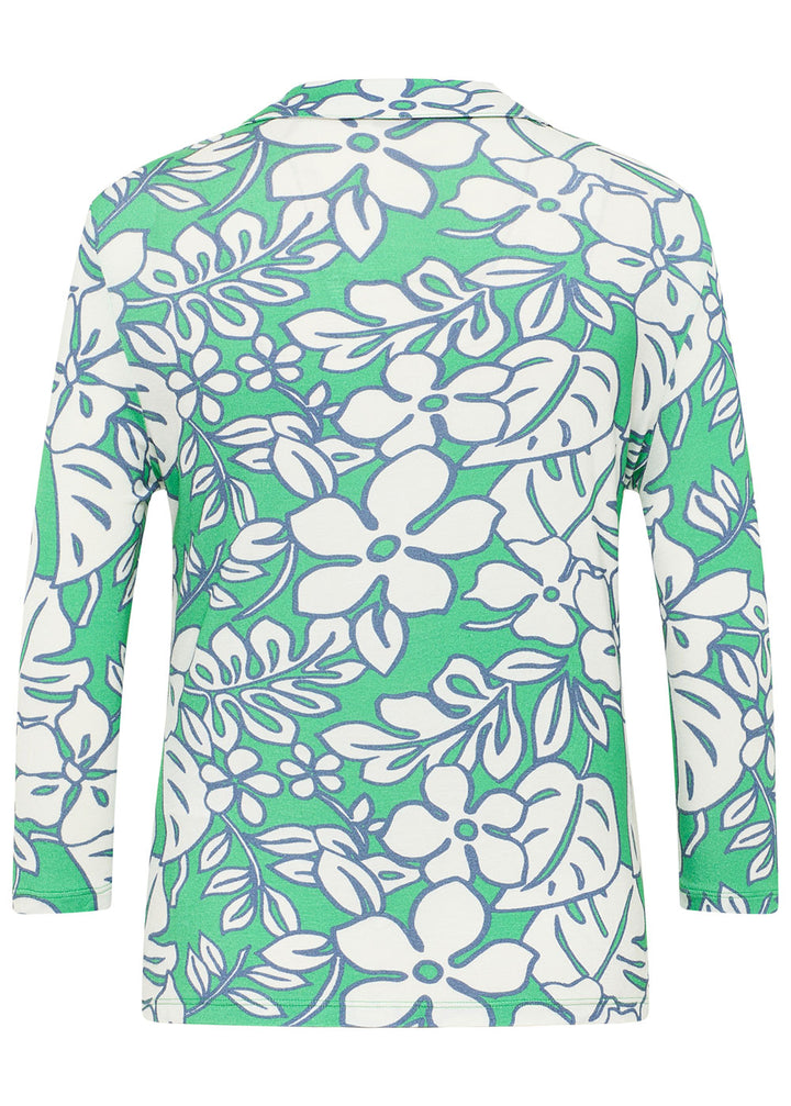 Green Flower Shirt