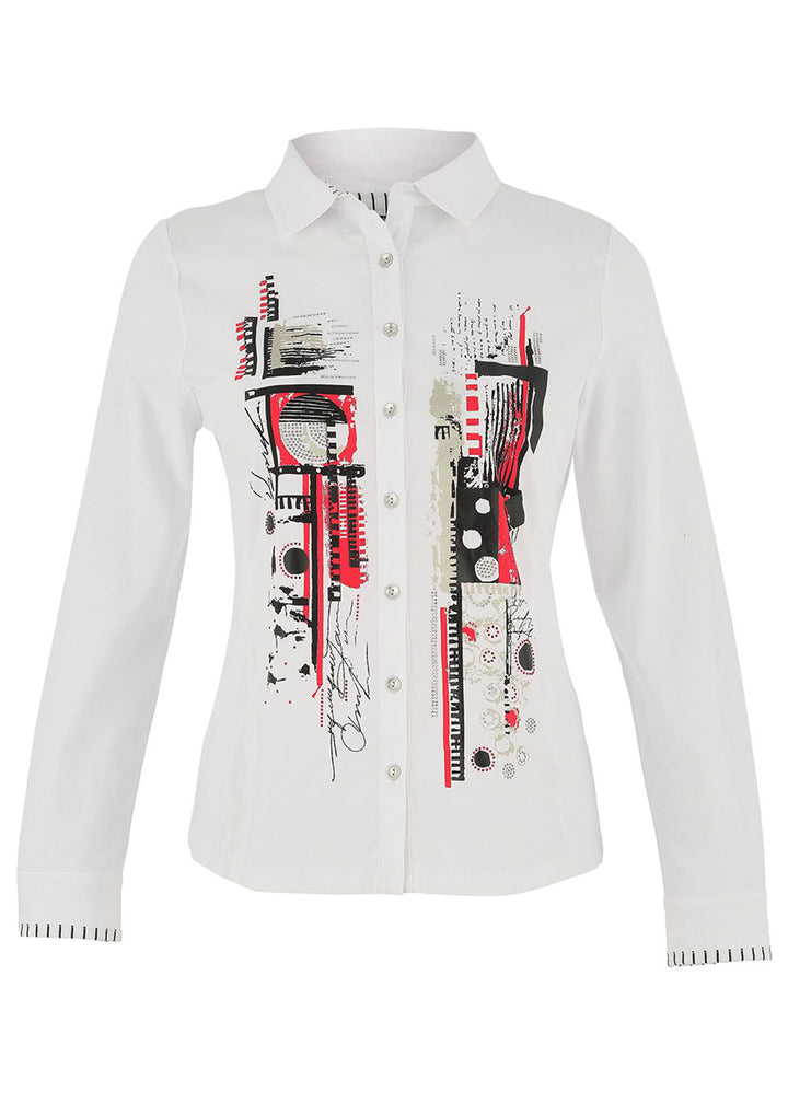 White Glitter Shirt