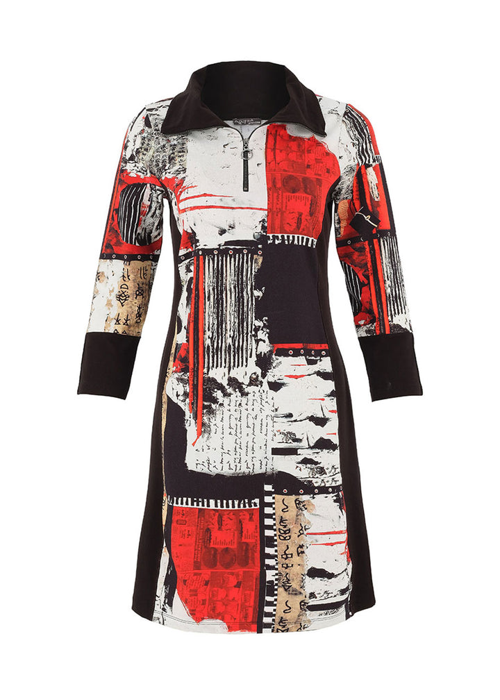 Zip Neck Dress