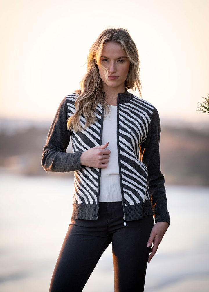 Zebra Cardigan