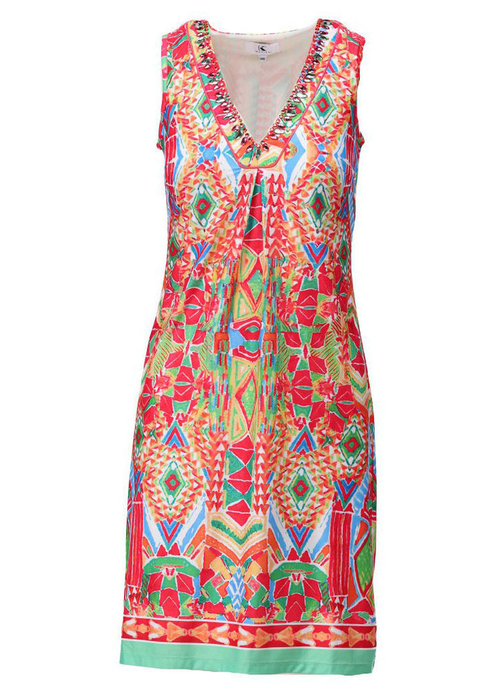 Geometric Sleeveless Dress