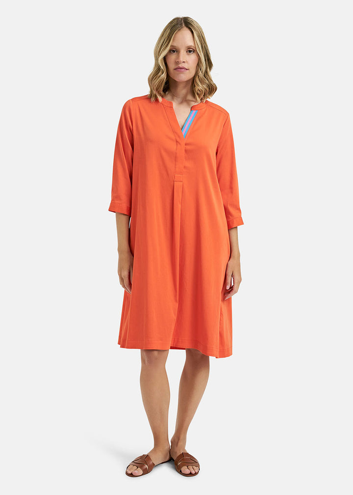 Plain Orange Dress