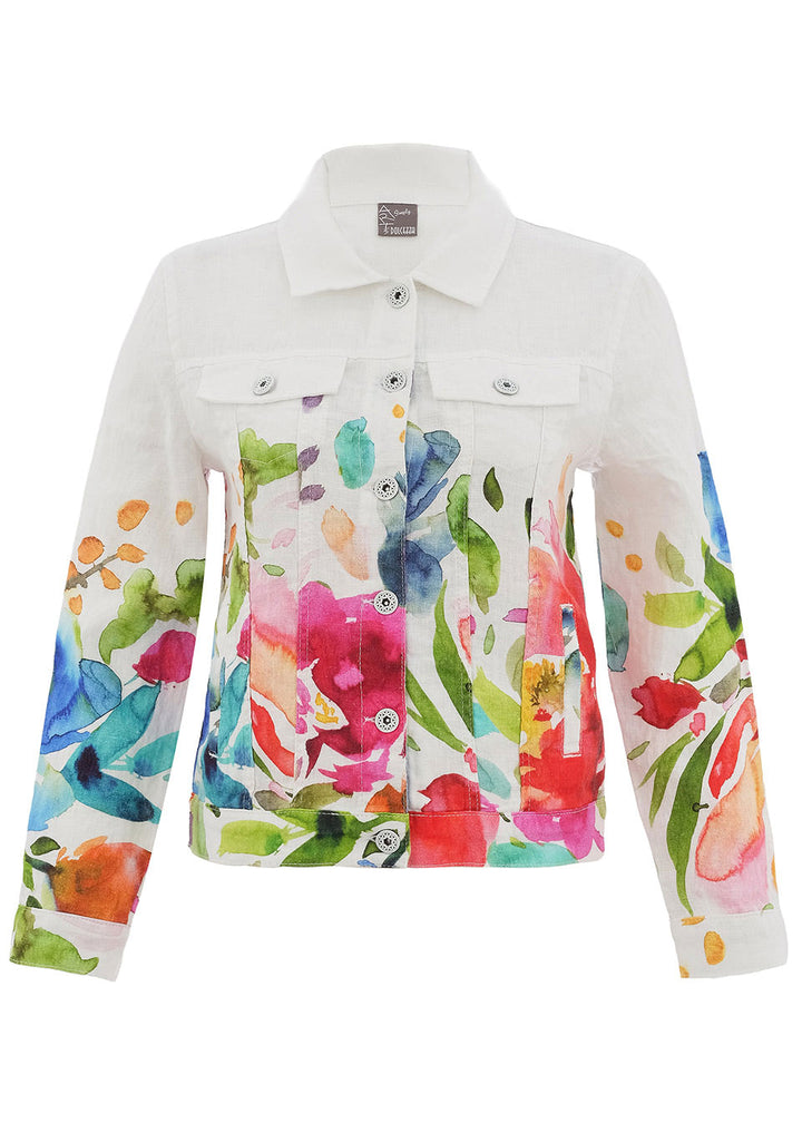 Spring Delight Linen Jacket