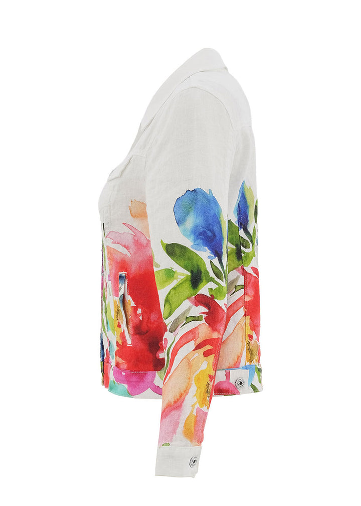 Spring Delight Linen Jacket