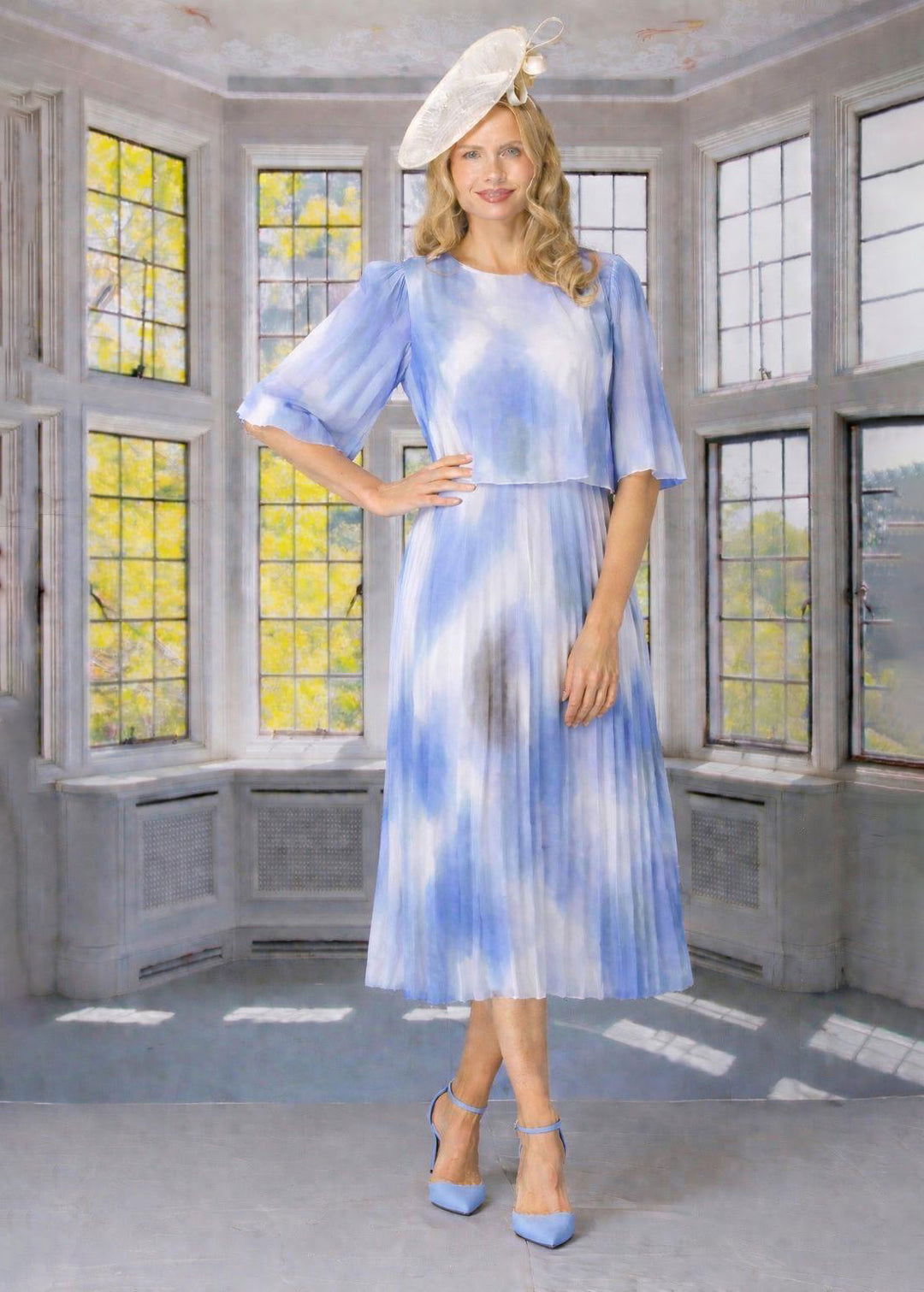 Fade Pleat Dress