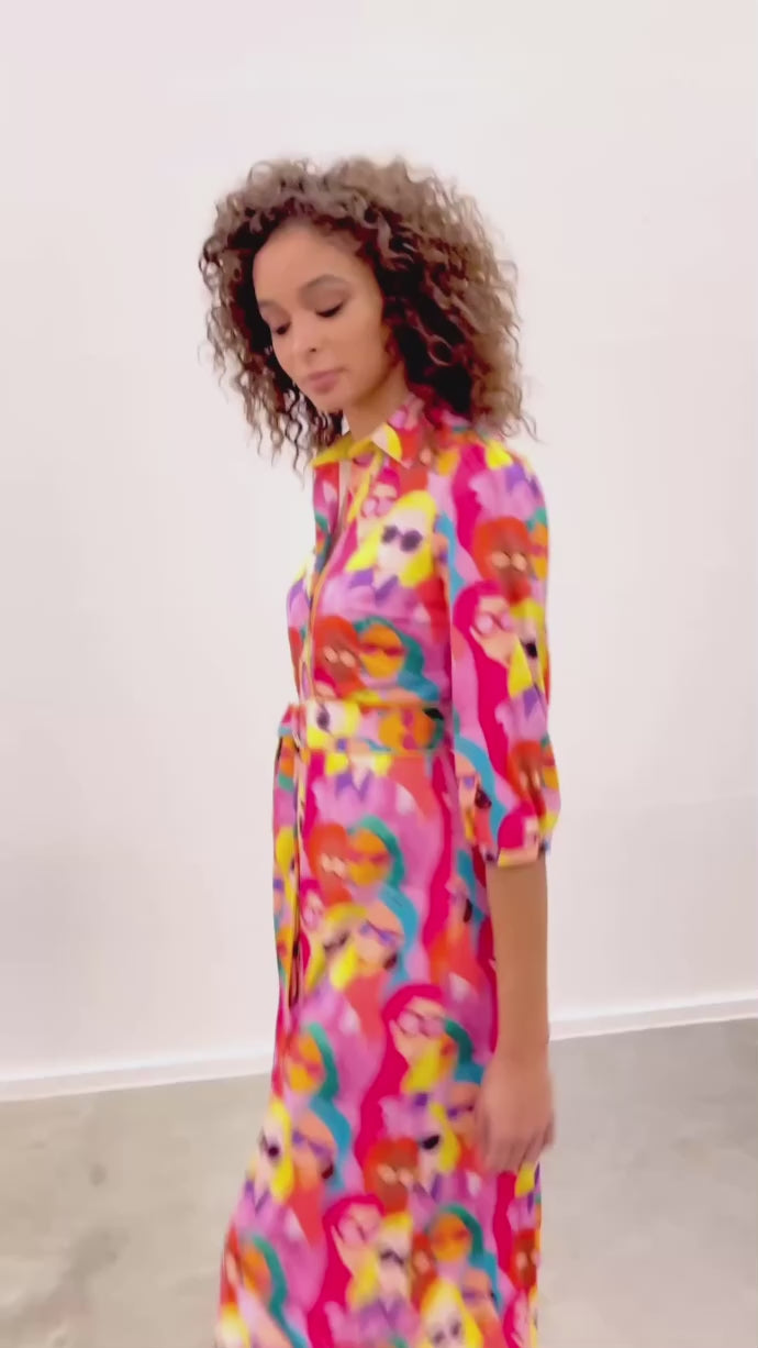 Faces Maxi Dress
