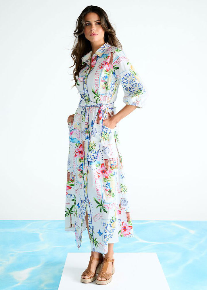 Sicily Shirt Maxi Dress