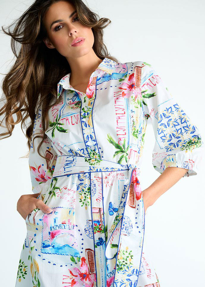 Sicily Shirt Maxi Dress