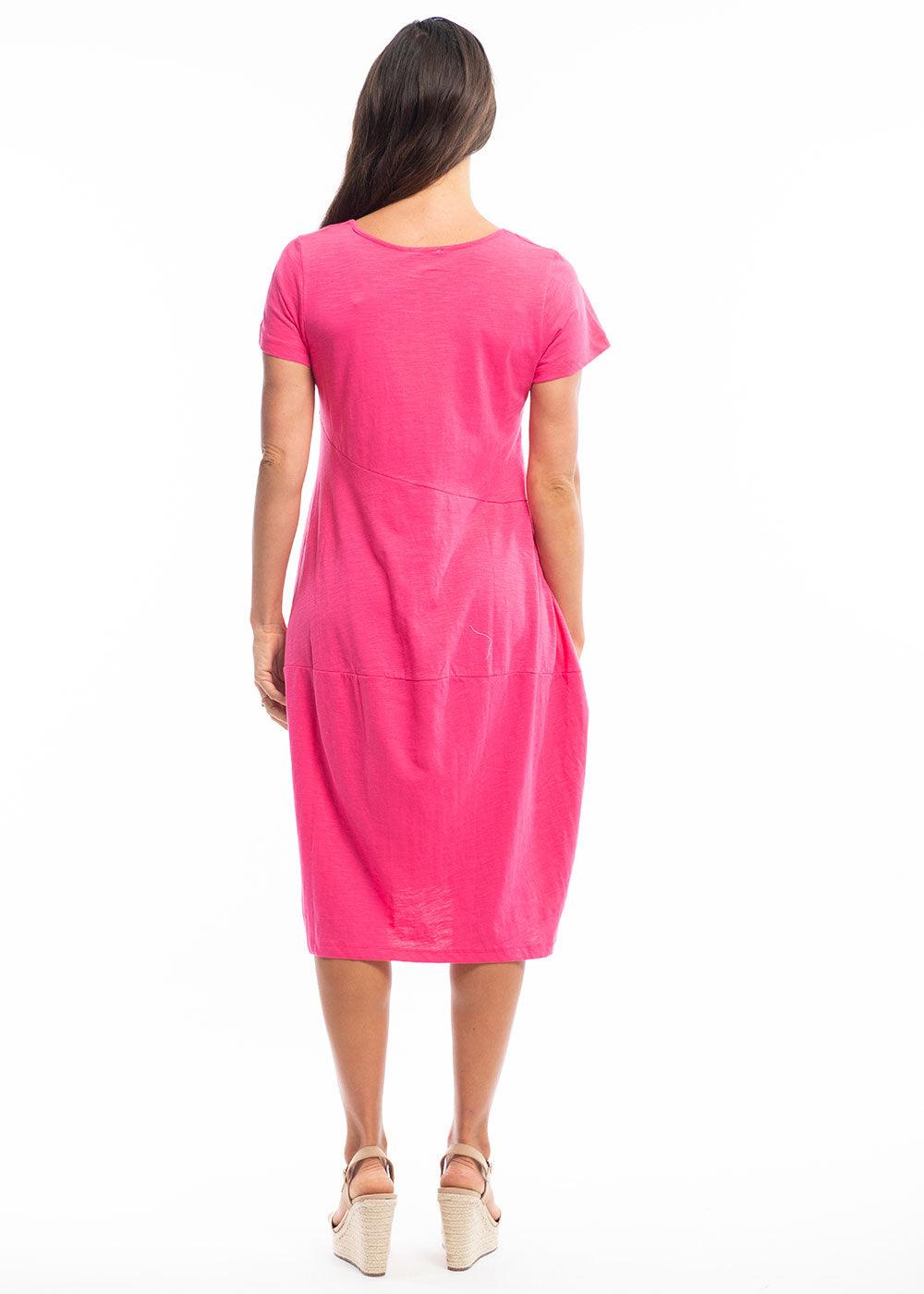 Orientique Bubble Panels Dress - Justina Clothing