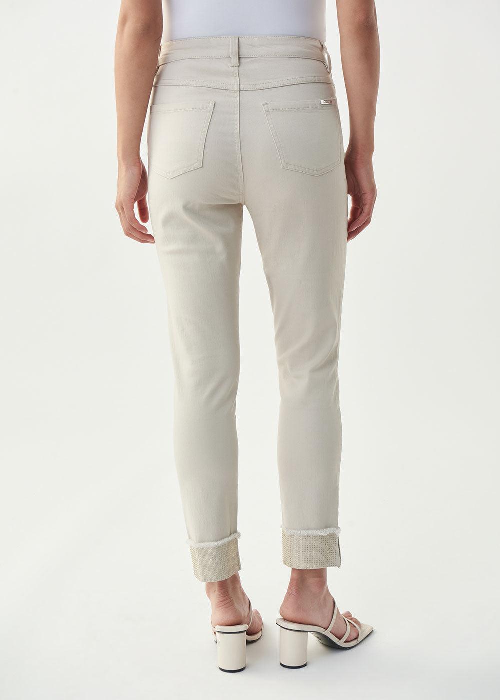 Joseph Ribkoff Embellished Jeans Moonstone - Justina Clothing