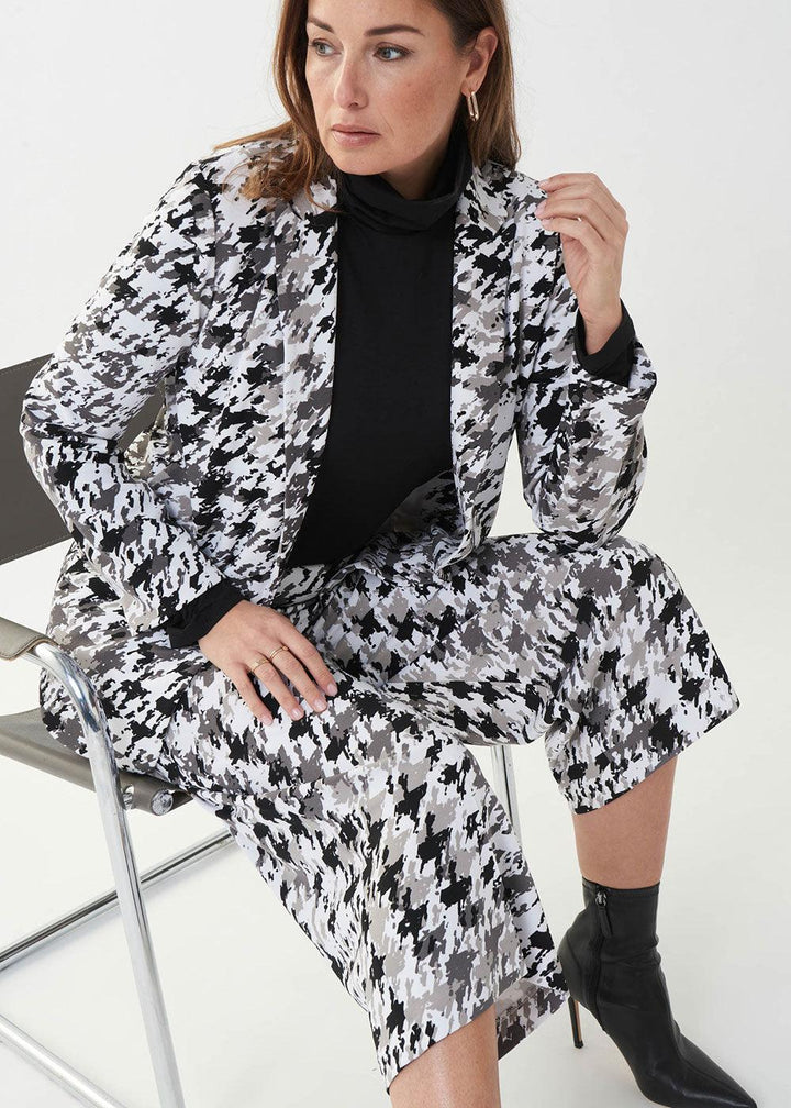 Joseph Ribkoff Houndstooth Blazer - Justina Clothing