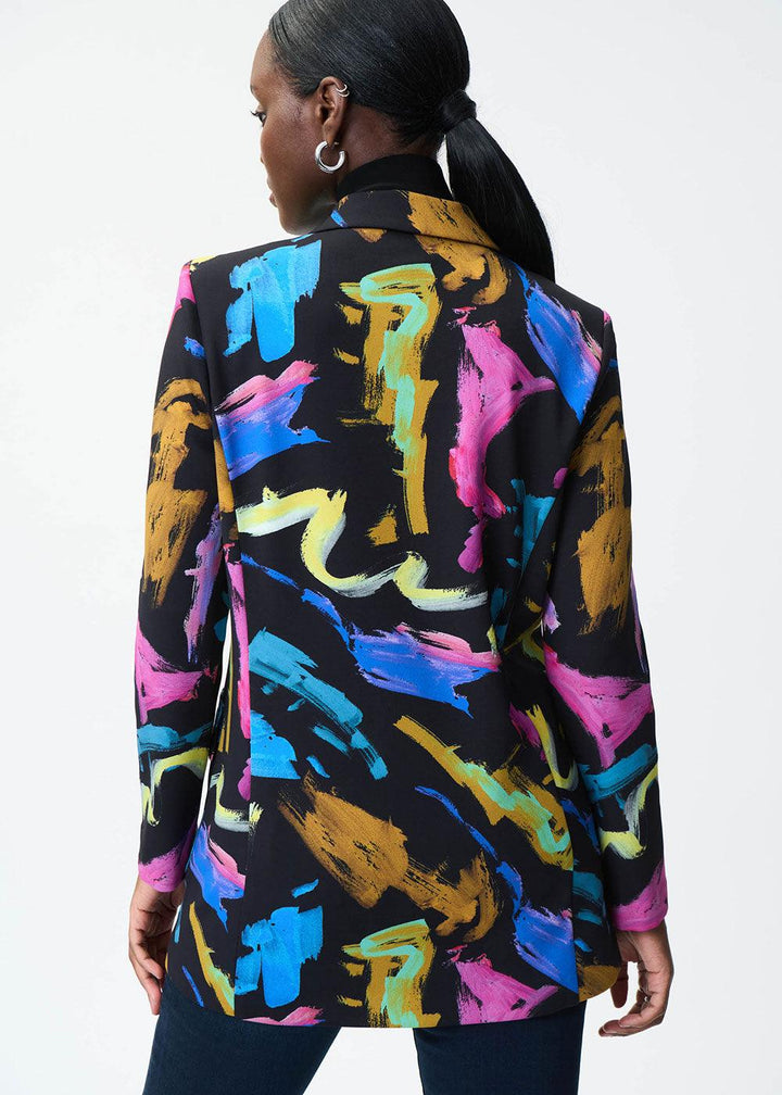 Joseph Ribkoff Abstract Multi Colour Blazer - Justina Clothing