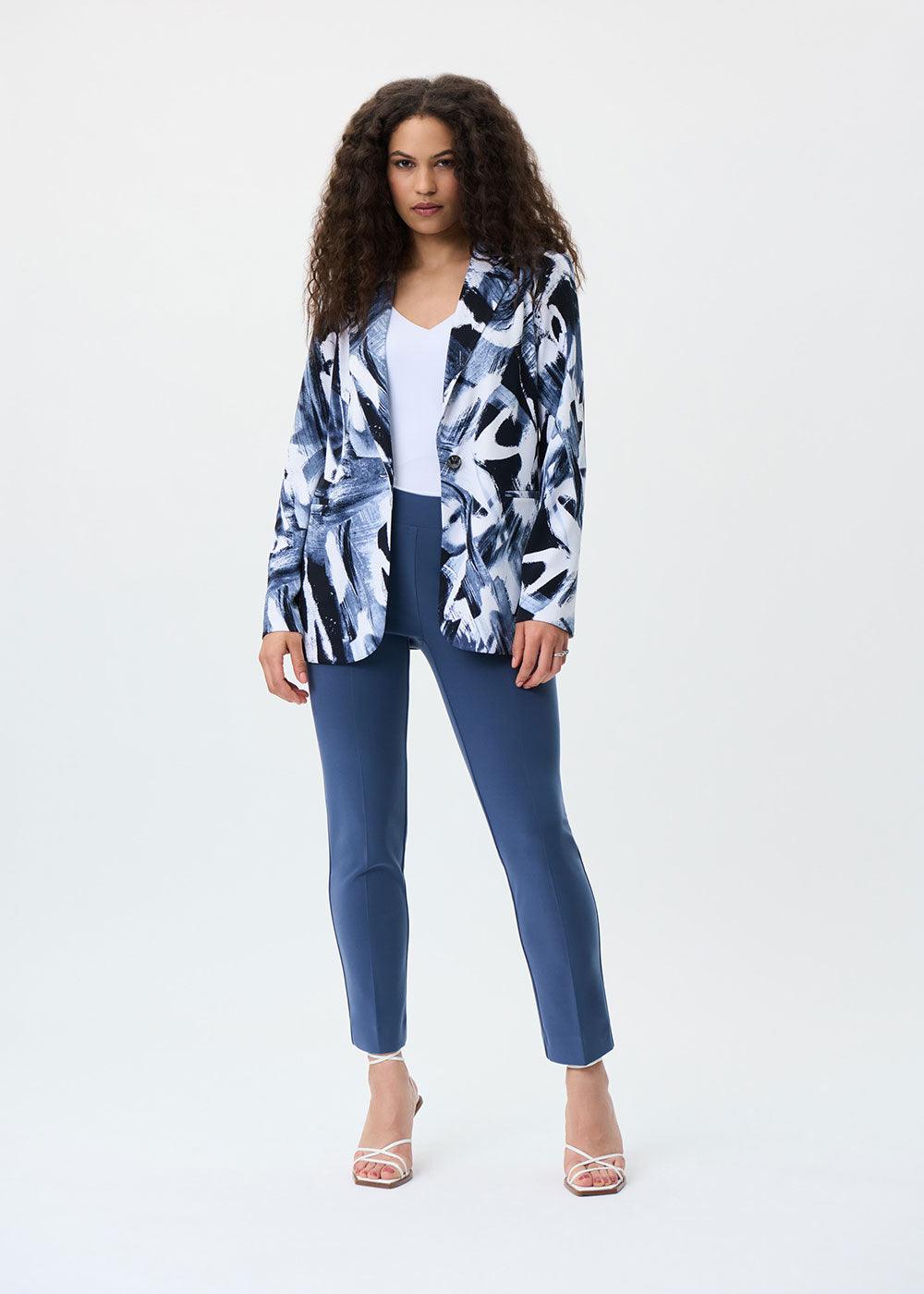 Joseph Ribkoff Brushstroke Blazer - Justina Clothing