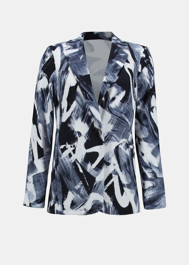 Joseph Ribkoff Brushstroke Blazer - Justina Clothing