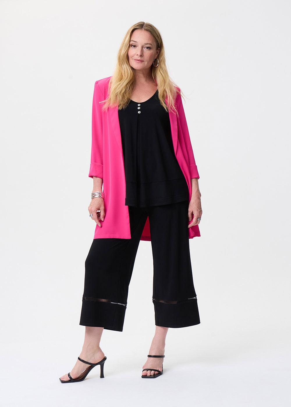 Joseph Ribkoff Detail Crop Trousers - Justina Clothing