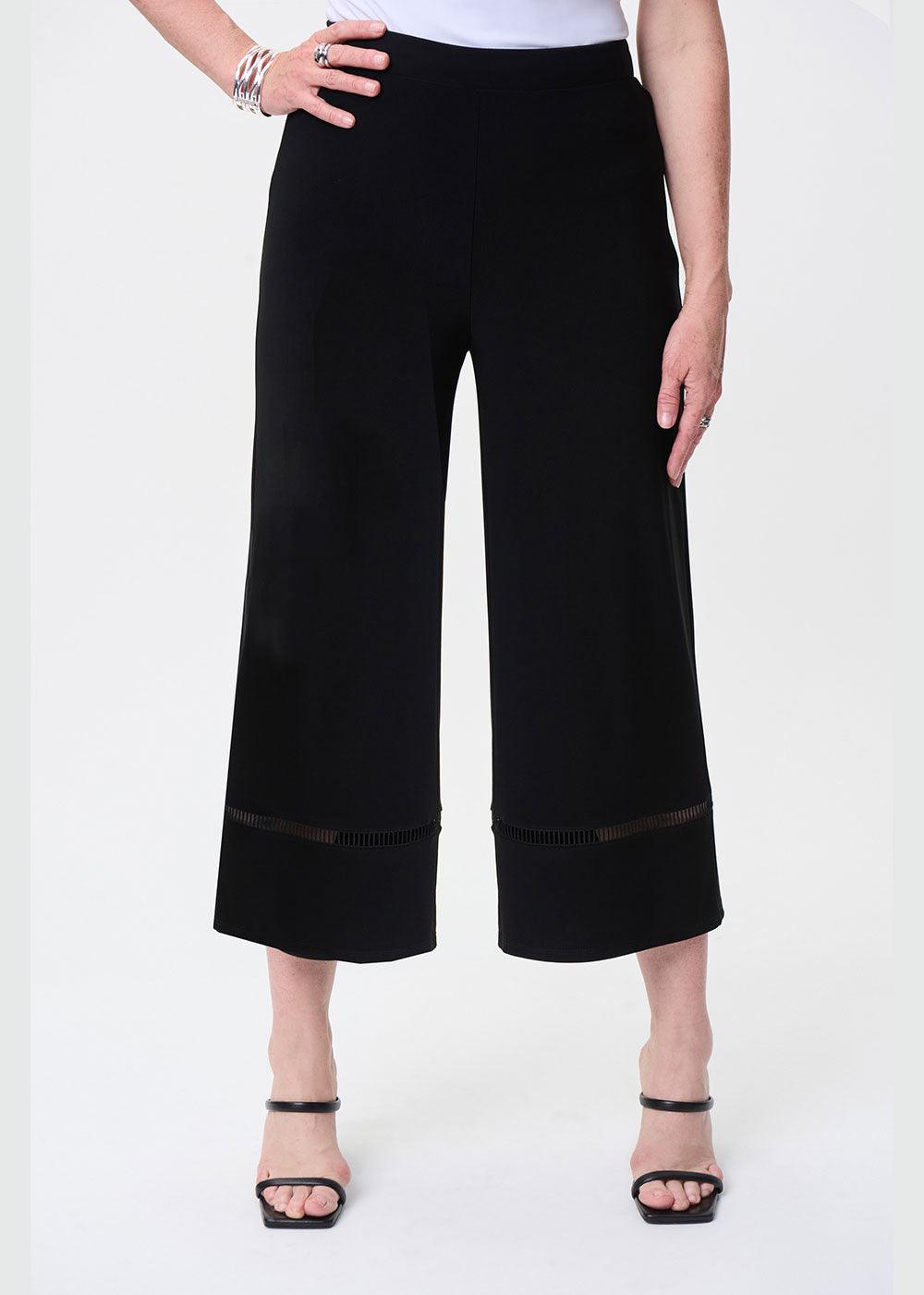 Joseph Ribkoff Detail Crop Trousers - Justina Clothing