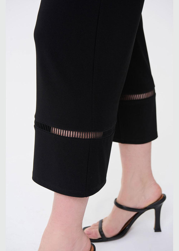 Joseph Ribkoff Detail Crop Trousers - Justina Clothing