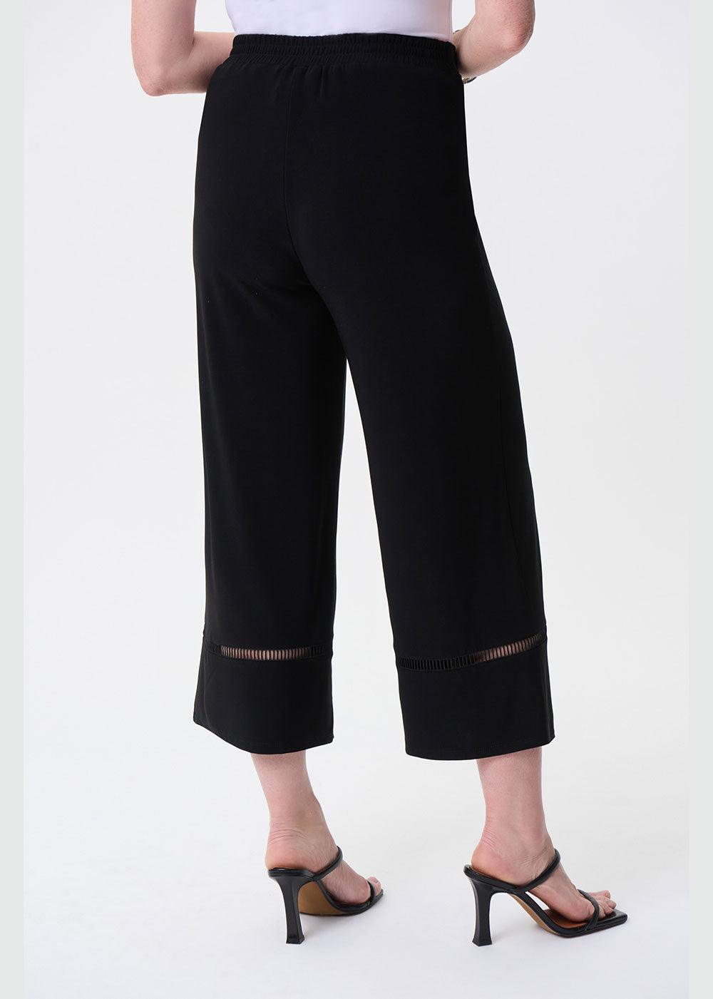 Joseph Ribkoff Detail Crop Trousers - Justina Clothing