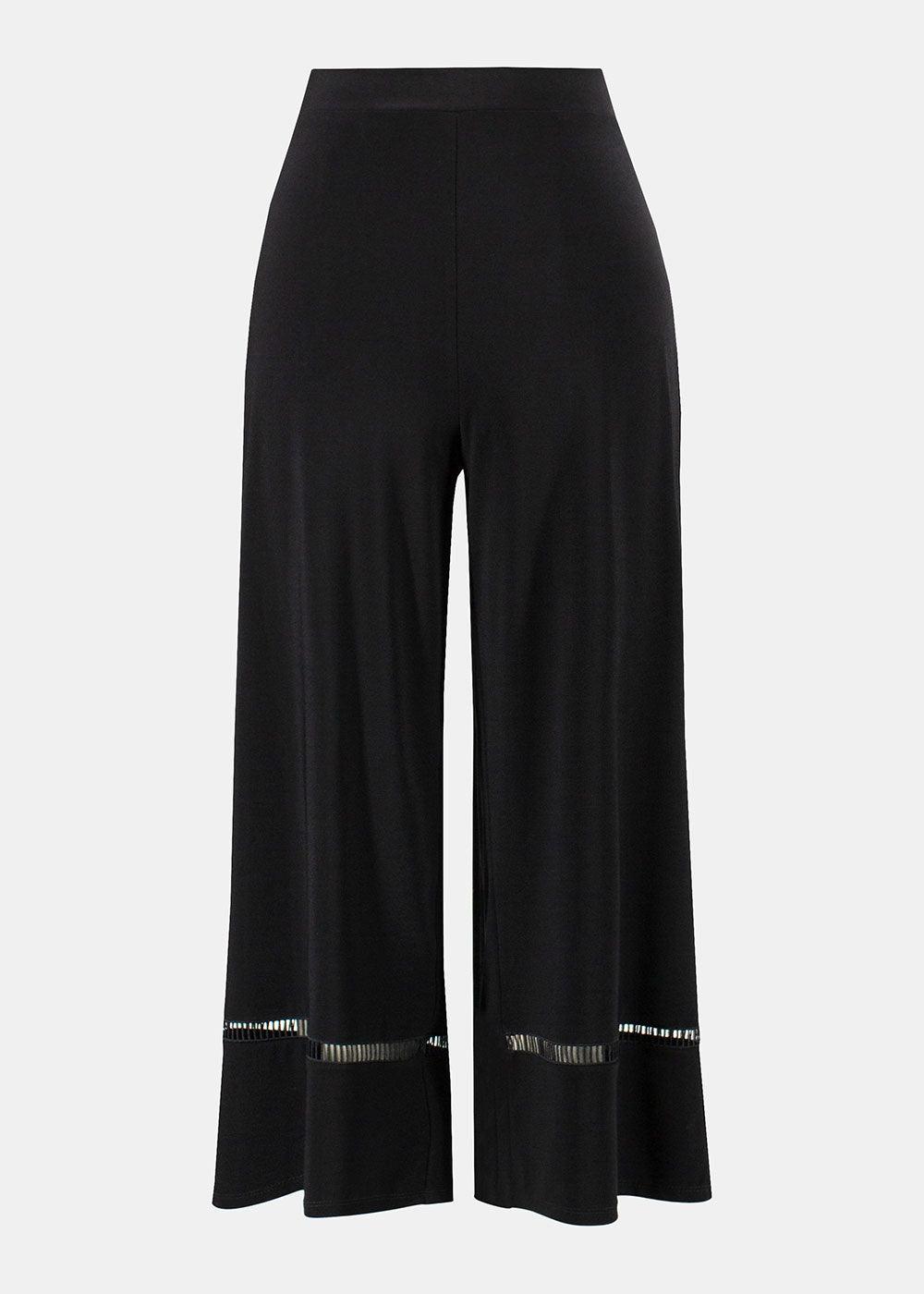 Joseph Ribkoff Detail Crop Trousers - Justina Clothing