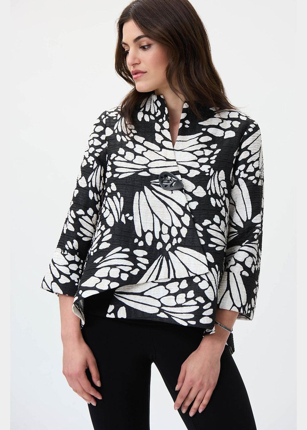 Joseph Ribkoff Abstract Print Jacket - Justina Clothing